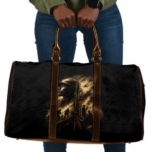 Harlem Hellfighters WWI Soldier Travel Bag Vintage Military Jazz Band Artwork