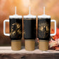 Harlem Hellfighters WWI Soldier Tumbler With Handle Vintage Military Jazz Band Artwork