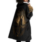 Harlem Hellfighters WWI Soldier Wearable Blanket Hoodie Vintage Military Jazz Band Artwork