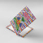 Haiti Christmas Canvas Wall Art Blue Red Yellow Xmas Santa Sleigh and Coat of Arms - African Pride