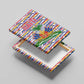 Haiti Christmas Canvas Wall Art Blue Red Yellow Xmas Santa Sleigh and Coat of Arms - African Pride