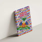 Haiti Christmas Canvas Wall Art Blue Red Yellow Xmas Santa Sleigh and Coat of Arms - African Pride