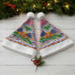 Haiti Christmas Santa Hat Blue Red Yellow Xmas Santa Sleigh and Coat of Arms - African Pride