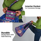 Haiti Christmas Grocery Bag Blue Red Xmas Santa Snowflake and Map - African Pride