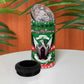 Sudan Christmas 4 in 1 Can Cooler Tumbler Green Red Xmas Camel Snowflake and Coat of Arms - African Pride