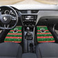 Sudan Christmas Car Mats Green Red Xmas Camel Snowflake and Coat of Arms - African Pride