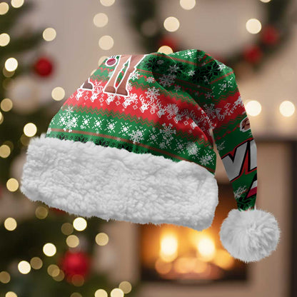 Sudan Christmas Santa Hat Green Red Xmas Camel Snowflake and Coat of Arms - African Pride
