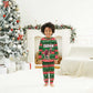 Sudan Christmas Pajama Set Green Red Xmas Camel Snowflake and Coat of Arms - African Pride