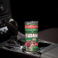 Sudan Christmas Skinny Tumbler Green Red Xmas Camel Snowflake and Coat of Arms - African Pride