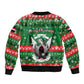 Sudan Christmas Sleeve Zip Bomber Jacket Green Red Xmas Camel Snowflake and Coat of Arms - African Pride