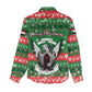Sudan Christmas Women Casual Shirt Green Red Xmas Camel Snowflake and Coat of Arms - African Pride