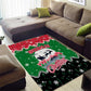 Sudan Christmas Area Rug Red Green Black Xmas Santa Sleigh and Map - African Pride
