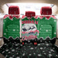 Sudan Christmas Back Car Seat Cover Red Green Black Xmas Santa Sleigh and Map - African Pride