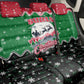Sudan Christmas Back Car Seat Cover Red Green Black Xmas Santa Sleigh and Map - African Pride