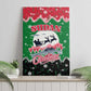 Sudan Christmas Canvas Wall Art Red Green Black Xmas Santa Sleigh and Map - African Pride