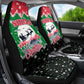 Sudan Christmas Car Seat Cover Red Green Black Xmas Santa Sleigh and Map - African Pride