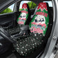 Sudan Christmas Car Seat Cover Red Green Black Xmas Santa Sleigh and Map - African Pride