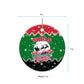 Sudan Christmas Ceramic Ornament Red Green Black Xmas Santa Sleigh and Map - African Pride
