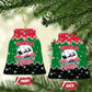 Sudan Christmas Ceramic Ornament Red Green Black Xmas Santa Sleigh and Map - African Pride