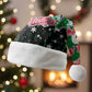 Sudan Christmas Santa Hat Red Green Black Xmas Santa Sleigh and Map - African Pride