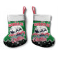 Sudan Christmas Stocking Red Green Black Xmas Santa Sleigh and Map - African Pride