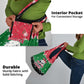 Sudan Christmas Grocery Bag Red Green Black Xmas Santa Sleigh and Map - African Pride
