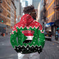 Sudan Christmas Hoodie Red Green Black Xmas Santa Sleigh and Map - African Pride