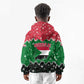 Sudan Christmas Kid Hoodie Red Green Black Xmas Santa Sleigh and Map - African Pride