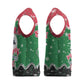 Sudan Christmas Knitted V-Neck Vest Red Green Black Xmas Santa Sleigh and Map - African Pride