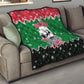 Sudan Christmas Quilt Red Green Black Xmas Santa Sleigh and Map - African Pride
