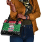 Sudan Christmas Shoulder Handbag Red Green Black Xmas Santa Sleigh and Map - African Pride