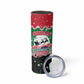 Sudan Christmas Skinny Tumbler Red Green Black Xmas Santa Sleigh and Map - African Pride
