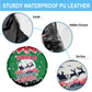 Sudan Christmas Spare Tire Cover Red Green Black Xmas Santa Sleigh and Map - African Pride