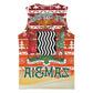 Zambia Christmas Basketball Jersey African Animals Tree Snowflakes and National Emblem - African Pride