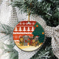 Zambia Christmas Ceramic Ornament African Animals Tree Snowflakes and National Emblem - African Pride