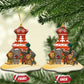 Zambia Christmas Ceramic Ornament African Animals Tree Snowflakes and National Emblem - African Pride