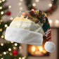 Zambia Christmas Santa Hat African Animals Tree Snowflakes and National Emblem - African Pride