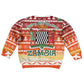 Zambia Christmas Kid Ugly Christmas Sweater African Animals Tree Snowflakes and National Emblem - African Pride