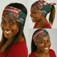 Zambia Christmas Neck Gaiter African Animals Tree Snowflakes and National Emblem - African Pride