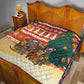 Zambia Christmas Quilt African Animals Tree Snowflakes and National Emblem - African Pride