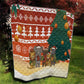 Zambia Christmas Quilt African Animals Tree Snowflakes and National Emblem - African Pride