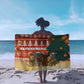Zambia Christmas Sarong African Animals Tree Snowflakes and National Emblem - African Pride
