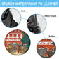 Zambia Christmas Spare Tire Cover African Animals Tree Snowflakes and National Emblem - African Pride