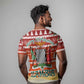 Zambia Christmas T shirt African Animals Tree Snowflakes and National Emblem - African Pride