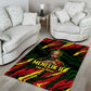 Menelik II Area Rug with Lion of Adwa Title, Battle of Adwa 1896 Graphic and Bold Pan-African - African Pride