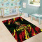 Menelik II Area Rug with Lion of Adwa Title, Battle of Adwa 1896 Graphic and Bold Pan-African - African Pride