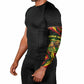 Menelik II Arm Sleeves with Lion of Adwa Title, Battle of Adwa 1896 Graphic and Bold Pan-African - African Pride