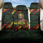 Menelik II Back Car Seat Cover with Lion of Adwa Title, Battle of Adwa 1896 Graphic and Bold Pan-African - African Pride