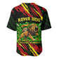 Menelik II Baseball Jersey with Lion of Adwa Title, Battle of Adwa 1896 Graphic and Bold Pan-African - African Pride