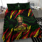 Menelik II Bedding Set with Lion of Adwa Title, Battle of Adwa 1896 Graphic and Bold Pan-African - African Pride